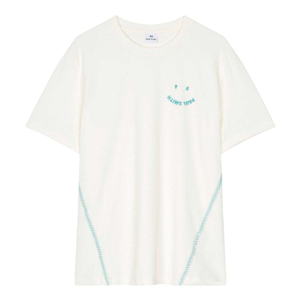 Paul Smith Womens/Ladies Contrast Detail Regular T-Shirt / White